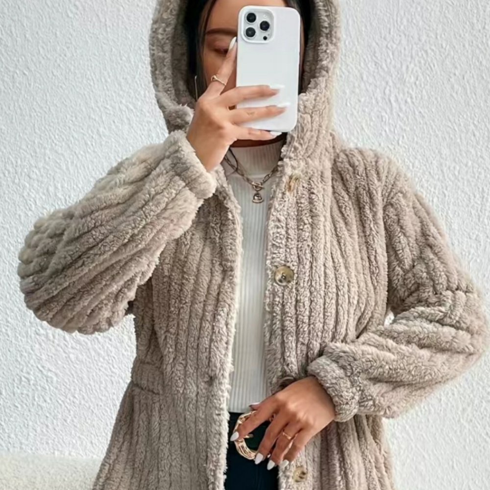 Button Front Hooded - image 5